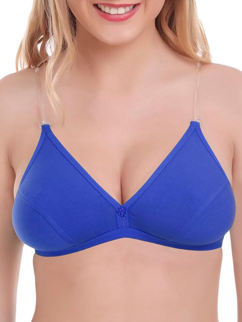 floral patch detachable strapped bra - 16259780 - Very Small Image - 1