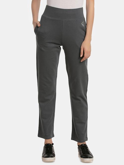 high rise solid track pant - 16259816 - Very Small Image - 1