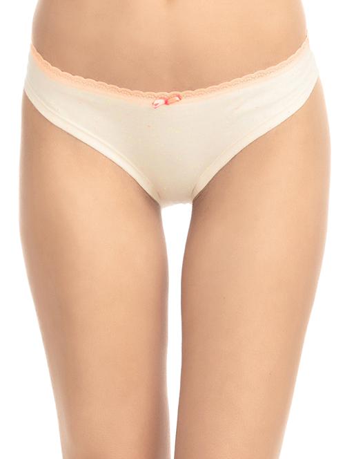 lace detail bow patch panty - 16259940 - Very Small Image - 1