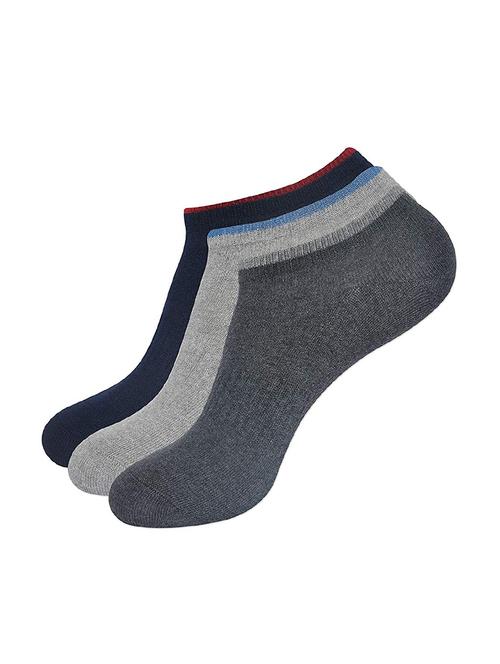 men pack of 3 solid ankle length sock - 16260629 - Very Small Image - 1