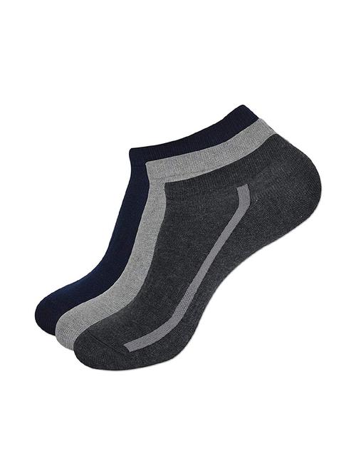 men pack of 3 solid ankle length sock - 16260632 - Very Small Image - 1
