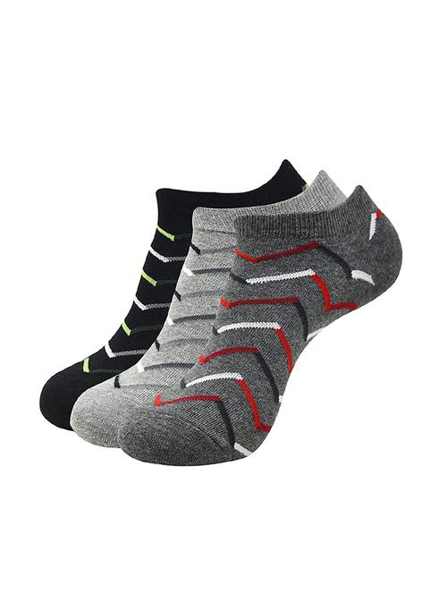 men pack of 3 printed ankle length sock - 16260673 - Very Small Image - 1