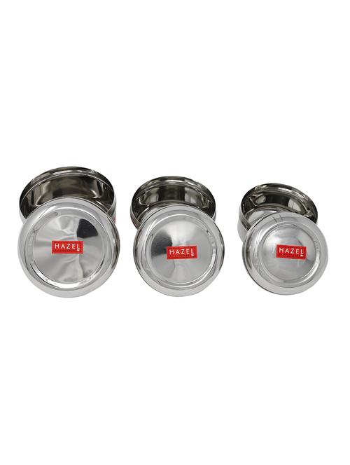 stainless steel storage containers set of 3 - 16261107 - Very Small Image - 1