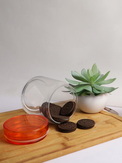 orange color jar (set of 2 pcs) - 16261764 - Very Small Image - 1