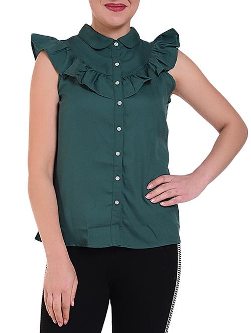 ruffle detail button up top - 16262739 - Very Small Image - 1
