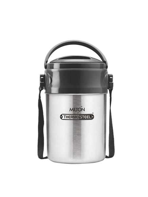 milton steel on deluxe 4 lunch pack with 4 stainless steel containers, 320 ml each - 16264938 - Very Small Image - 1