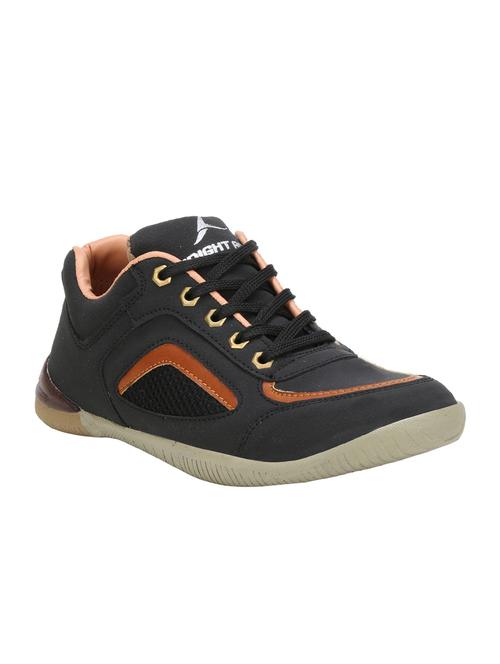 black leatherette lace up shoes - 16265108 - Very Small Image - 1