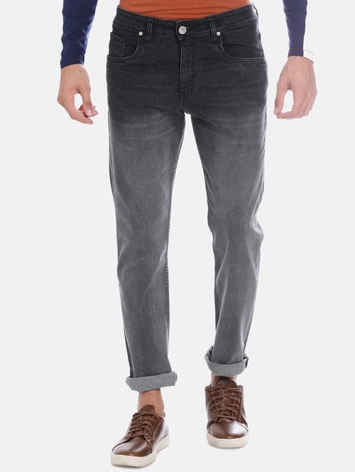 grey denim heavy washed jeans - 16265191 - Very Small Image - 1