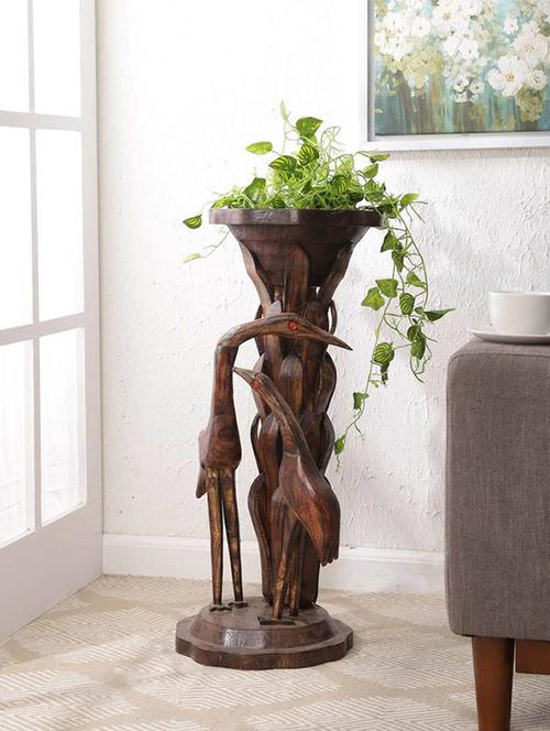 swan wooden stand - 16265690 - Very Small Image - 1