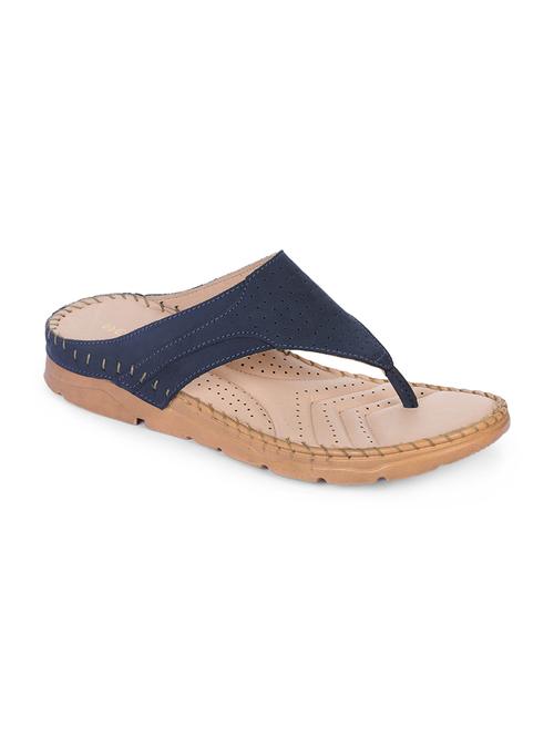 navy toe separator sandals - 16267329 - Very Small Image - 1