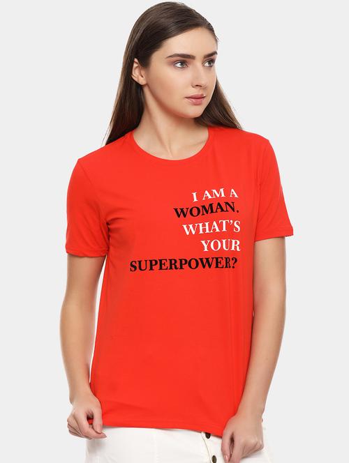 quirky prints short sleeves tee - 16268290 - Very Small Image - 1