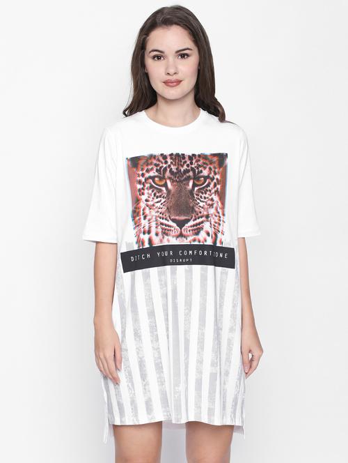 digital print shift dress - 16269900 - Very Small Image - 1
