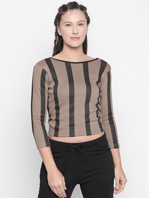 full sleeves striped top - 16269902 - Very Small Image - 1