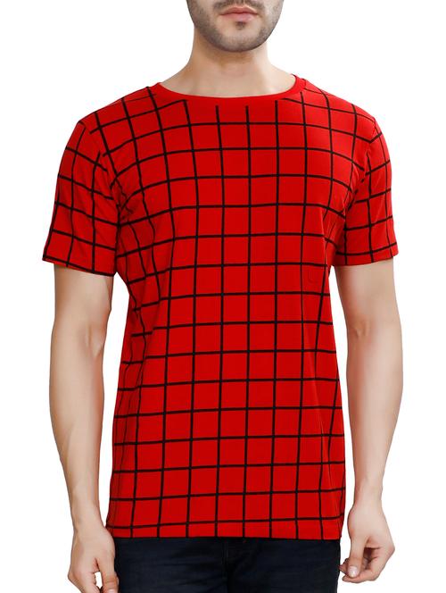 red checkered tshirt - 16270999 - Very Small Image - 1