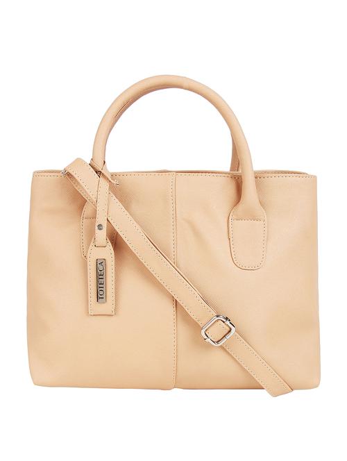 pink leatherette (pu) handbag - 16271944 - Very Small Image - 1