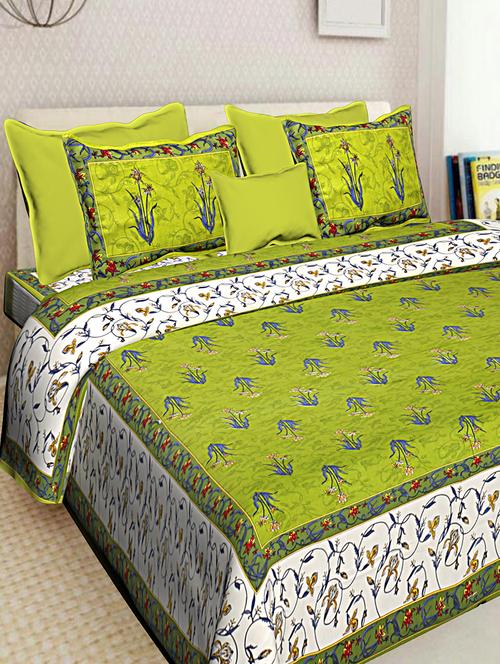 cotton printed double bed sheet - 16272238 - Very Small Image - 1