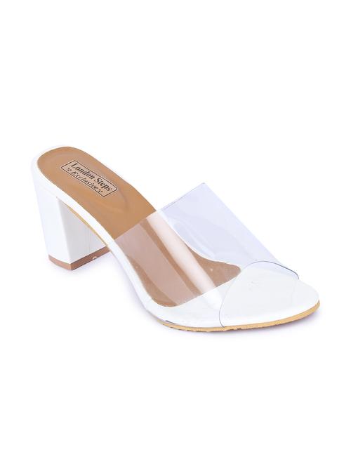 white slip on sandals - 16273004 - Very Small Image - 1