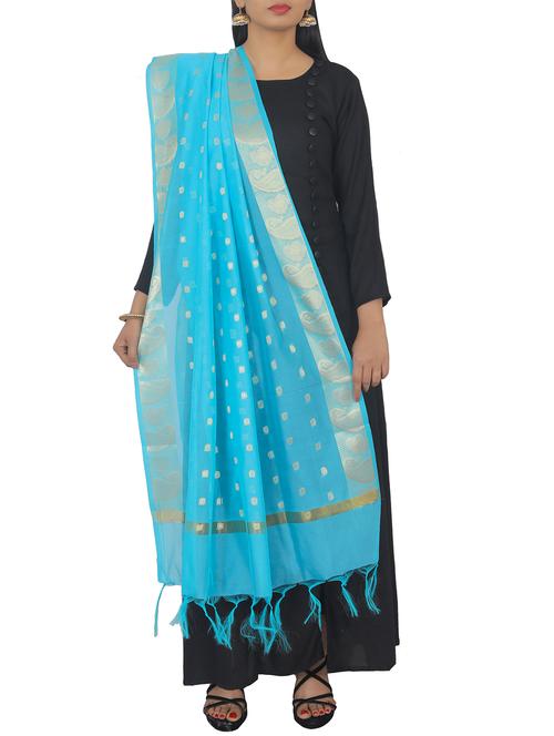 zari banarasi dupatta - 16273049 - Very Small Image - 1