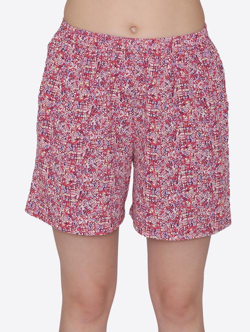 high rise sleepwear shorts - 16273285 - Very Small Image - 1