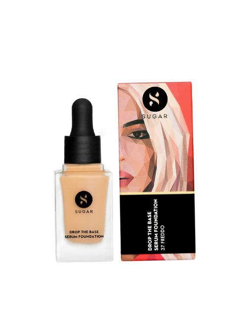 sugar drop the base serum foundation - 37 freddo (medium beige, golden peach undertone) - 16273464 - Very Small Image - 1