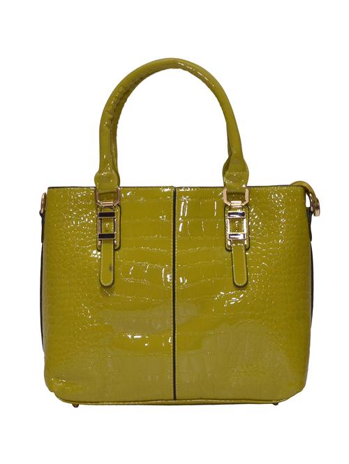 green leatherette (pu) handbag - 16273604 - Very Small Image - 1