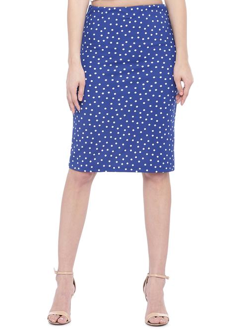 high rise polka dots pencil skirt - 16274193 - Very Small Image - 1