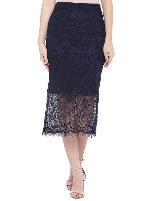 high rise laced pencil skirt - 16274194 - Very Small Image - 1