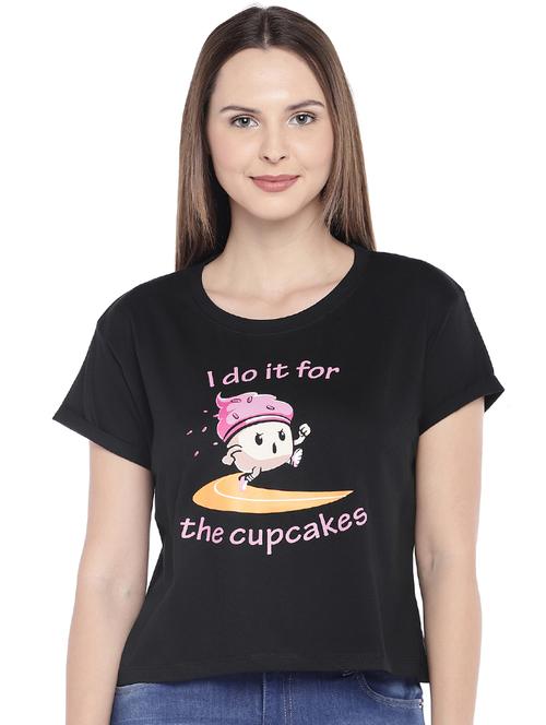 quirky print boxy tee - 16274270 - Very Small Image - 1