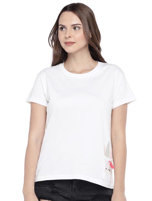 quirky print pocket patch tee - 16274272 - Very Small Image - 1