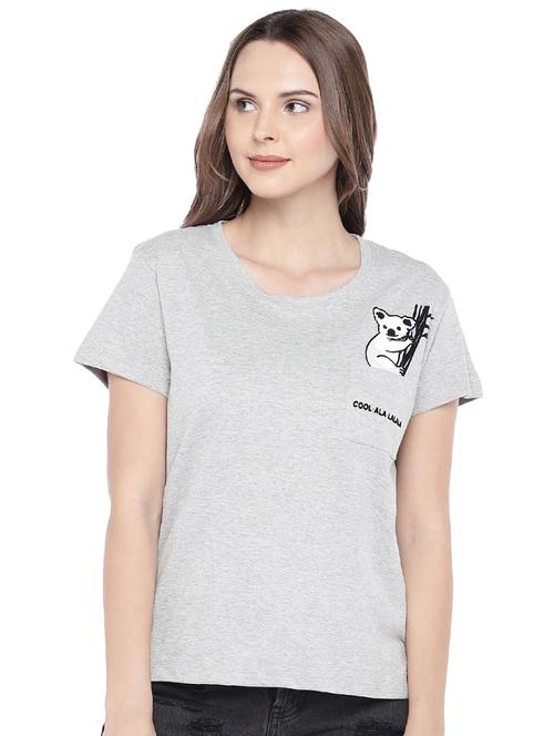 quirky print pocket patch tee - 16274273 - Very Small Image - 1