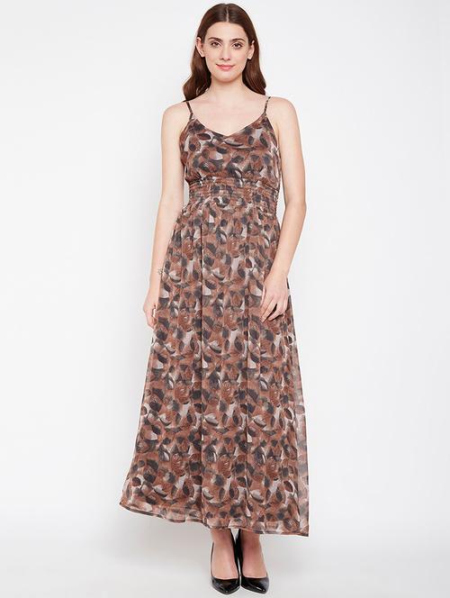 smocked waist maxi dress - 16274746 - Very Small Image - 1