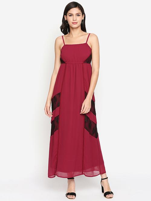 lace detailed maxi dress - 16274751 - Very Small Image - 1