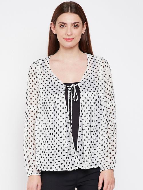 tie knot detail gathered shrug - 16274911 - Very Small Image - 1