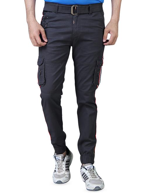 grey solid jogger - 16275254 - Very Small Image - 1