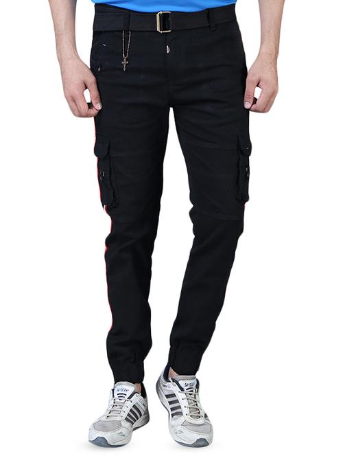 black solid jogger - 16275256 - Very Small Image - 1