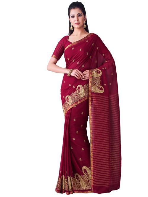 paisley kanjivaram saree - 16275583 - Very Small Image - 1