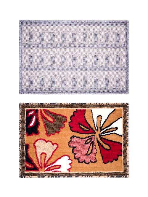 stylish set of 2 pc door mat - 16277689 - Very Small Image - 1