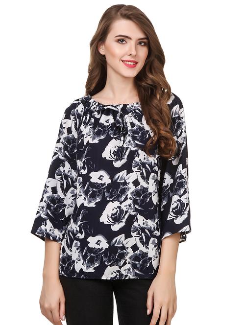off shoulder floral top - 16278752 - Very Small Image - 1