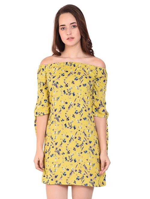 off shoulder a-line dress - 16279441 - Very Small Image - 1