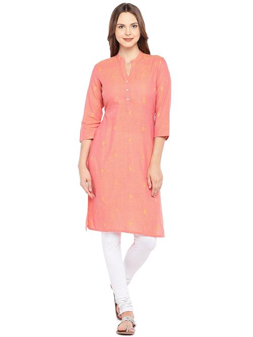ikat printed straight kurta - 16279544 - Very Small Image - 1