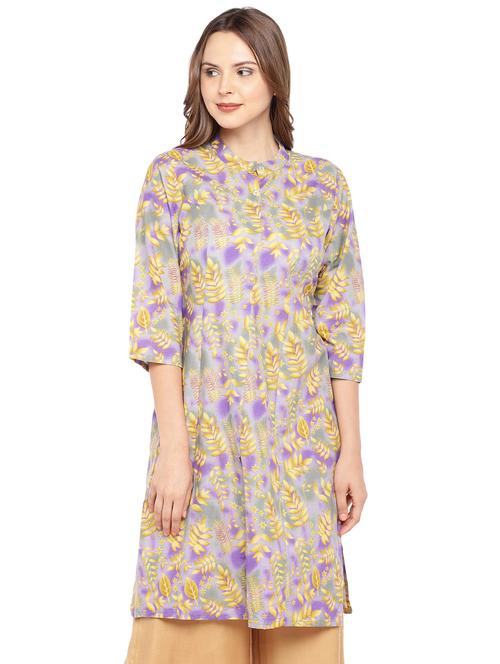 digital printed straight kurta - 16279557 - Very Small Image - 1
