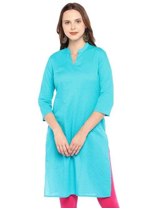 dobby straight kurta - 16279565 - Very Small Image - 1