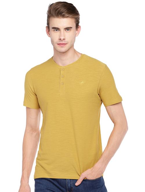 yellow solid tshirt - 16279821 - Very Small Image - 1