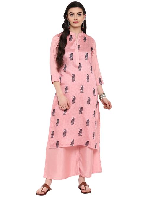 conversational kurta palazzo set - 16280258 - Very Small Image - 1