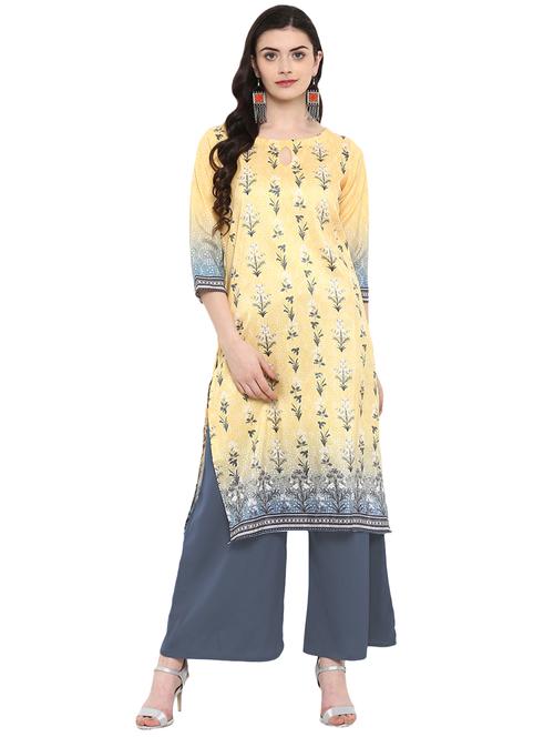 women's straight kurta - 16280365 - Very Small Image - 1