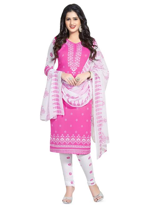 printed suit unstitched suit - 16281646 - Very Small Image - 1