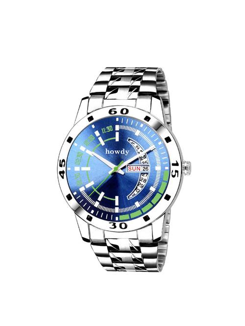 howdy round dial analog watch (ss730) - 16281703 - Very Small Image - 1