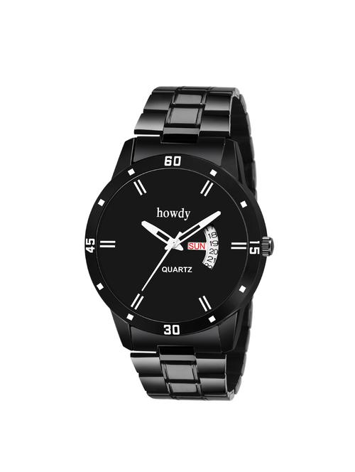 howdy round dial analog watch (ss733) - 16281706 - Very Small Image - 1