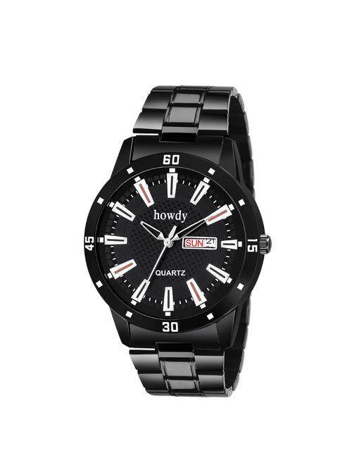 howdy round dial analog watch (ss737) - 16281710 - Very Small Image - 1