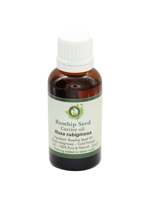 r v essential pure rosehip seed carrier oil 10ml- rosa rubiginosa (100% pure and natural cold pressed) - 16283881 - Very Small Image - 1